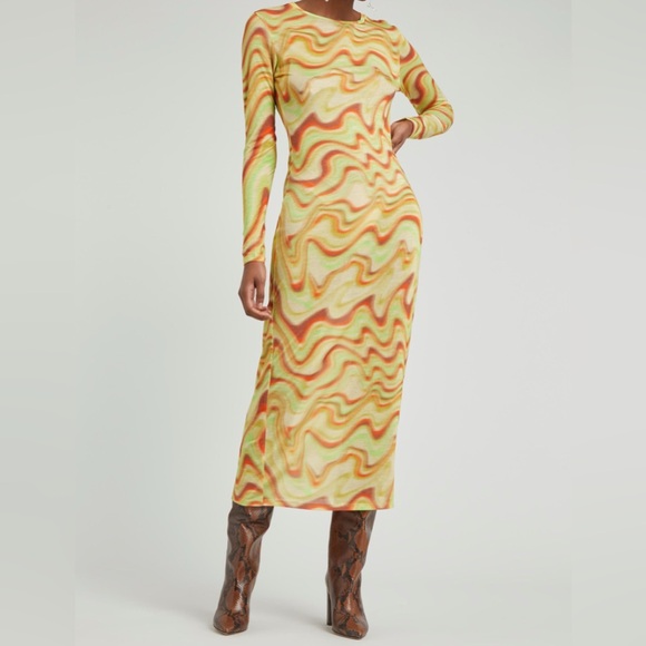 PALOMA WOOL -Problema Locas Print Fitted Dress - Picture 3 of 3